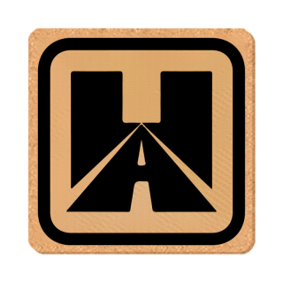 5 Inch Square Solid Cork Coasters