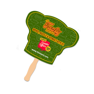 5x5 Inch Chef Hat Shape Full Color One Sided Mini...