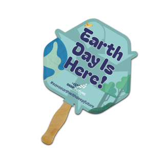 5x5 Inch Eco Shape Full Color One Sided Mini Hand...