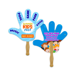 5x5 Inch Hand Shape Full Color Double Sided Mini...