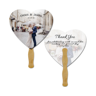 5x5 Inch Heart Shape Full Color Double Sided Mini...