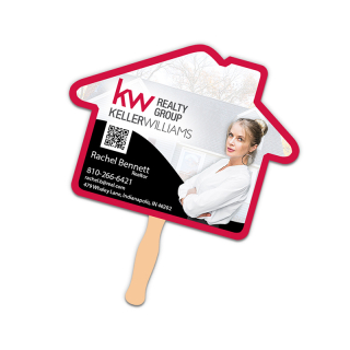 5x5 Inch House Shape Full Color One Sided Mini...