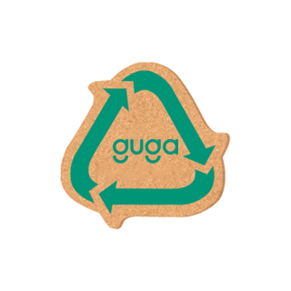 5x5 Inch Recycle Shape Sign Cork Coasters