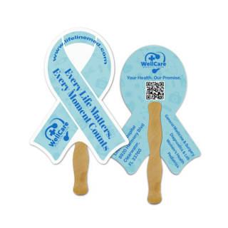 5x5 Inch Ribbon Shape Full Color Double Sided Mini Hand...