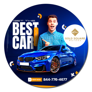 6 Inch Full Color Circle Magnets