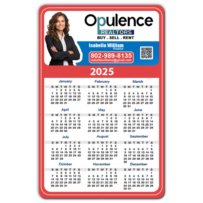 Custom 6.5x10 Inch Full Color Magnets