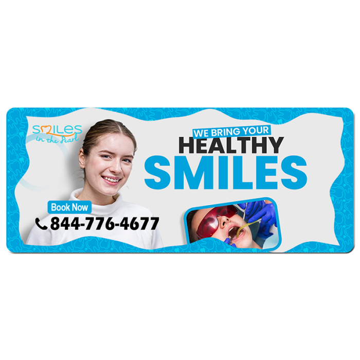 6x2.5 Inch Custom Full Color Magnets