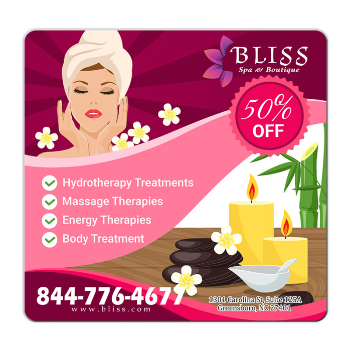 6x6.25 Inch Custom Full Color Magnets