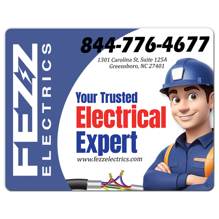 7x9 Inch Custom Full Color Magnets