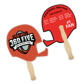 8x8 Inch Helmet Shape Full Color Double Sided...