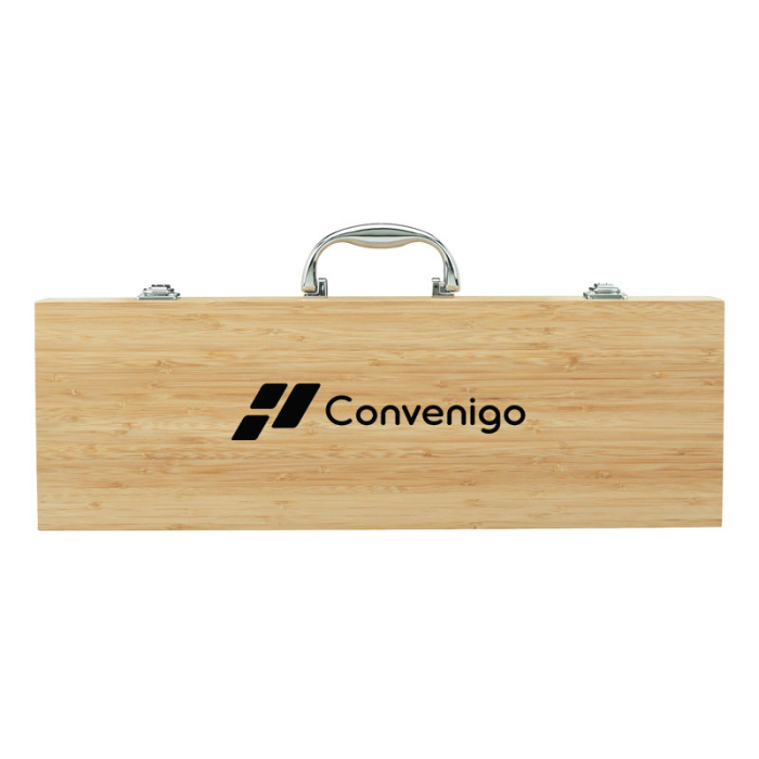 Cleveland Customized 5-Piece Bamboo BBQ Sets