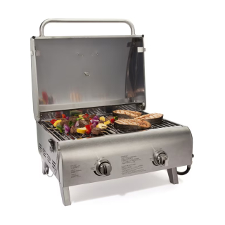 Cuisinart® Outdoors Chef\'s Style Stainless Tabletop Grills