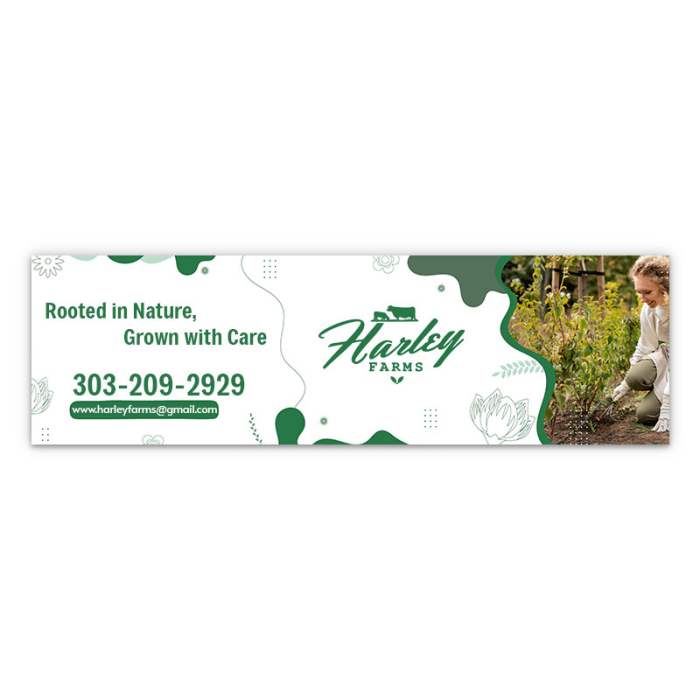 Custom 2.75x9.25 Inch Full Color Magnets