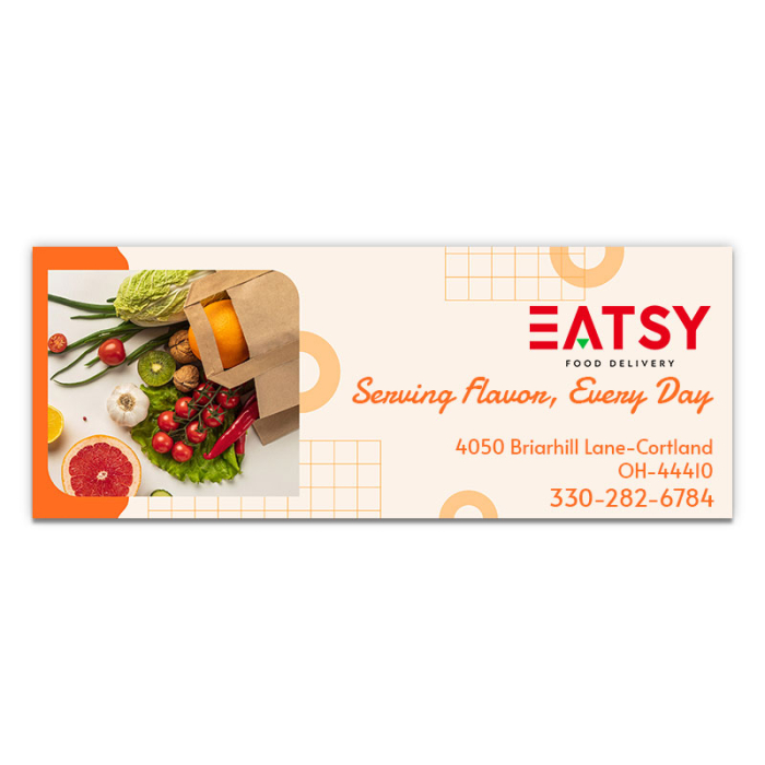 Custom 3.5x9 Inch Full Color Magnets