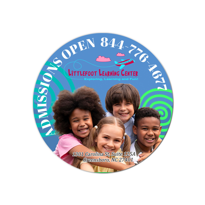 Custom 3.75 Inch Full Color Circle Magnets