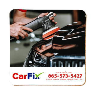 4 Inch Square Deluxe Coasters with Cork Lining