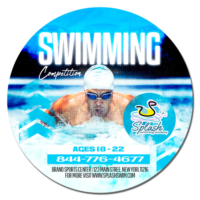 Custom 4.75 Inch Full Color Circle Magnets