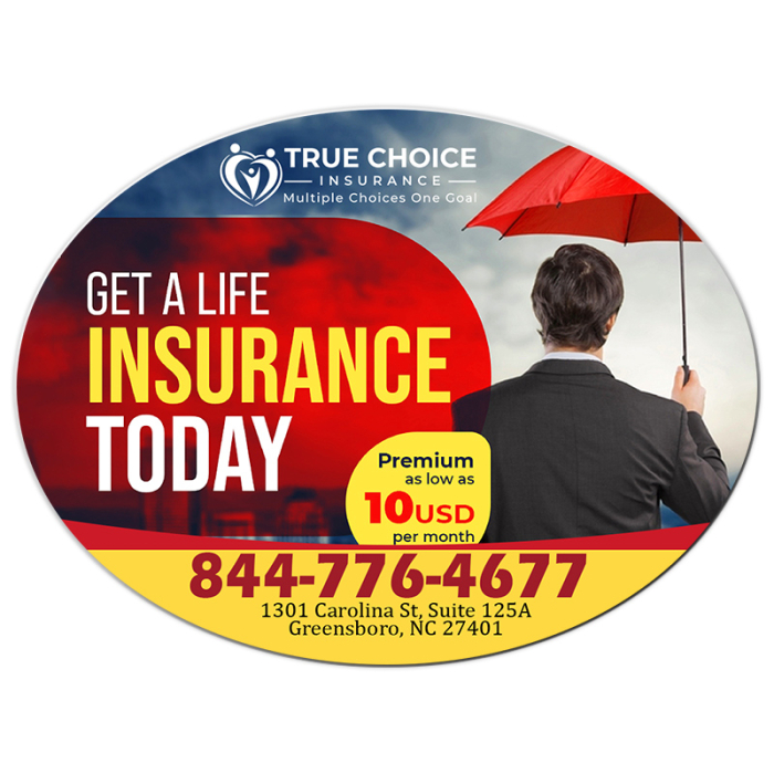 Custom 4x3 Inch Full Color Oval Magnets
