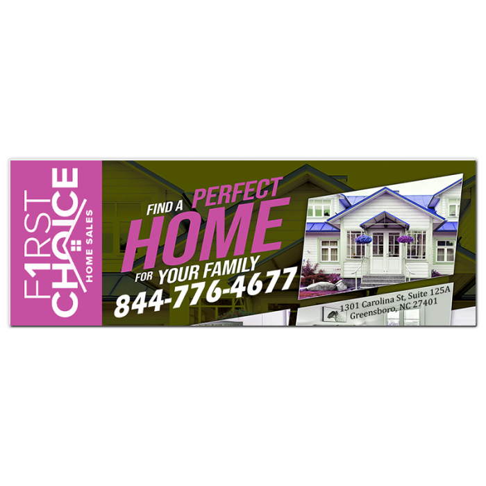 Custom 8.5x3 Inch Full Color Magnets