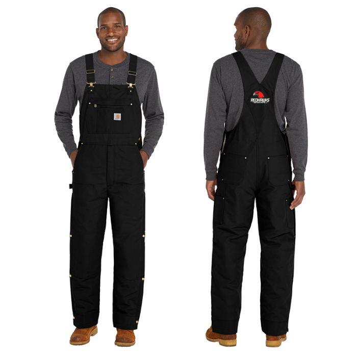 Custom Carhartt® Tall Firm Duck Insulated Bib Overalls
