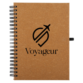 5x7 Inch Bonded Leather Spiral Notebooks