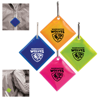 Diamond Reflective Zipper Pulls