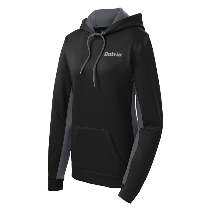 Custom Imprinted Sport-Tek® Women's Sport-Wick® Fleece Colorblock Hooded Pullovers