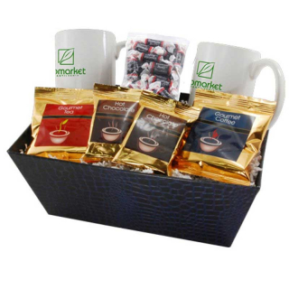 Trays with Mugs and Tootsie Rolls