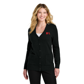 Custom Port Authority® Women\'s Easy Care Button-Up Cardigan Sweaters
