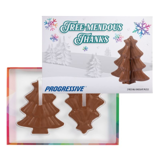 3D Puzzle Milk Chocolate Trees
