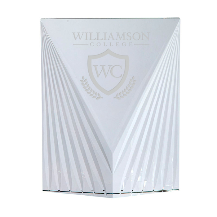 Custom Printed Antares Slanted Crystal Polygons