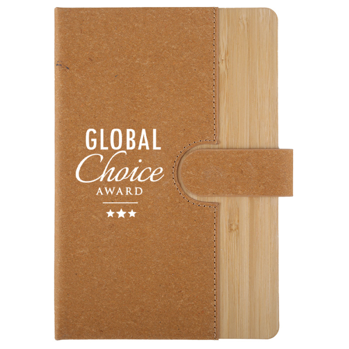 Custom Printed Bamboo Journals with Magnetic Closure