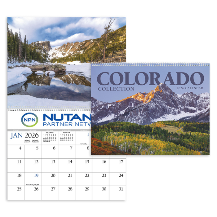 Custom Printed Colorado Collection Wall Calendars