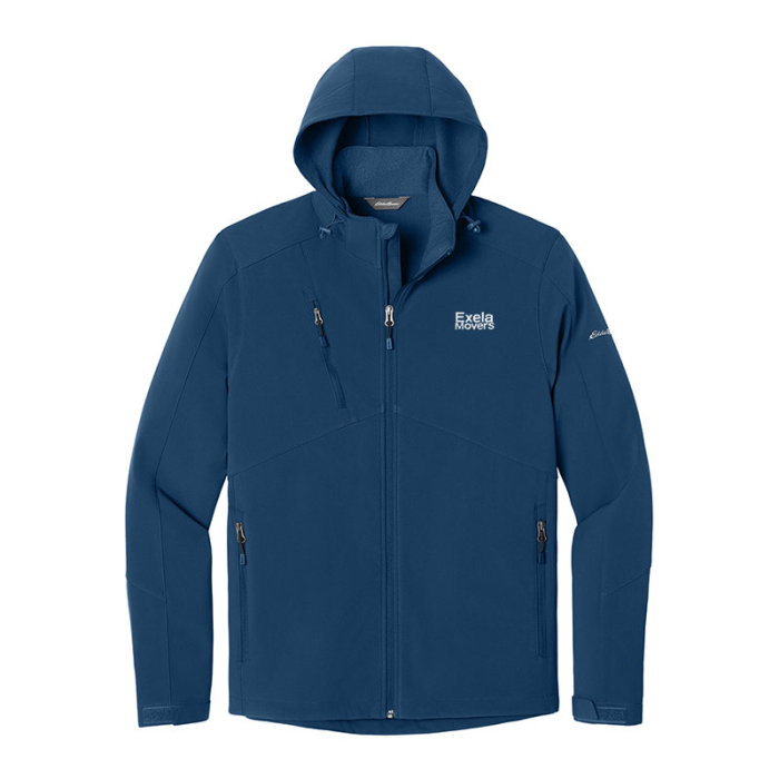 Custom Printed Eddie Bauer® Hooded Soft Shell Parkas