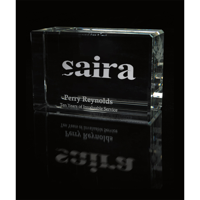 Custom Printed Large Block Awards