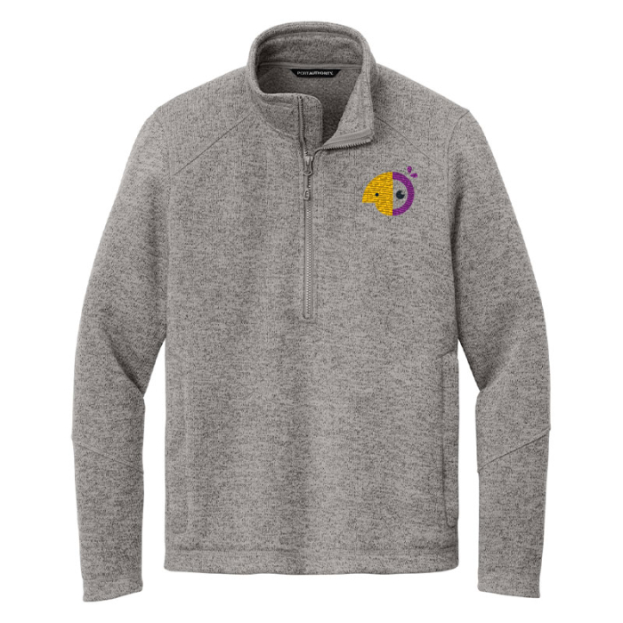 Custom Printed Port Authority® Arc Sweater Fleece Quarter Zips