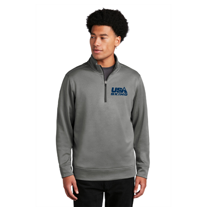 Custom Printed Sport-Tek® PosiCharge® Sport-Wick® Heather Fleece Quarter-Zip Pullovers