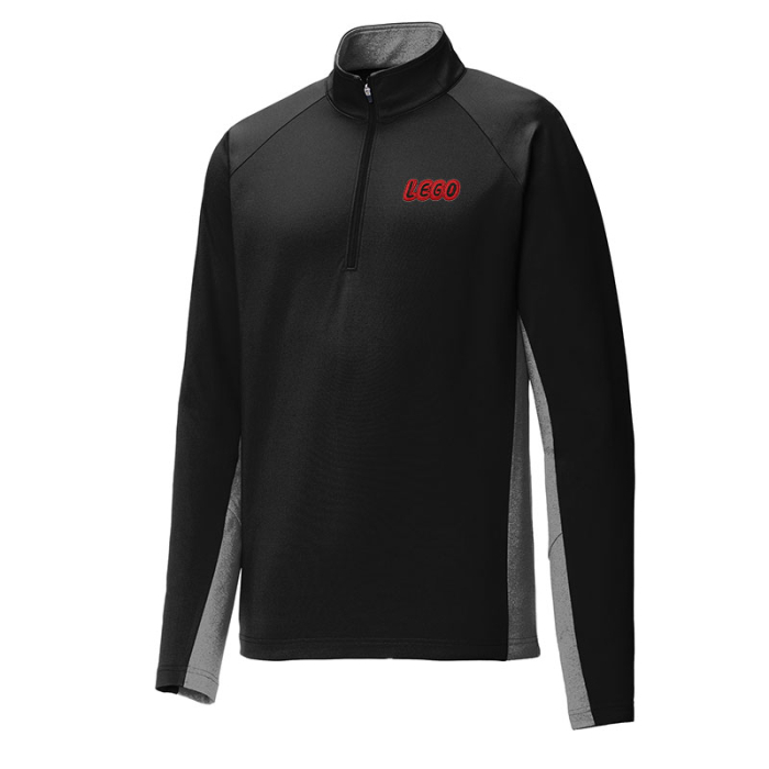 Custom Printed Sport-Tek® Sport-Wick® Stretch Contrast Quater-Zip Pullovers