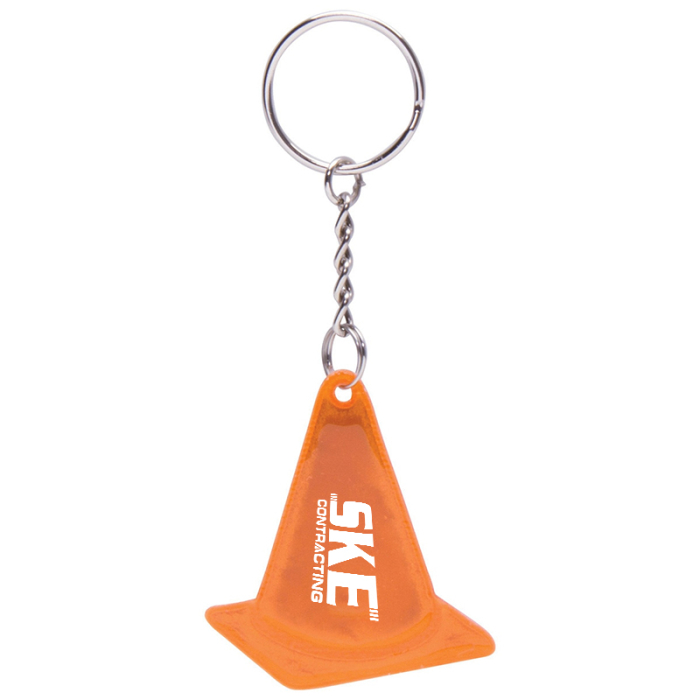 Custom Reflective Safety Cone Keytags