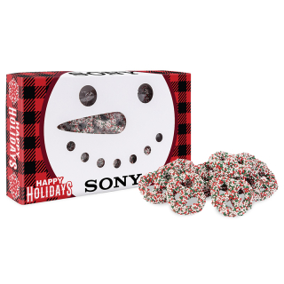 Snowman Diecut Boxes with Milk Chocolate Christmas Mini...
