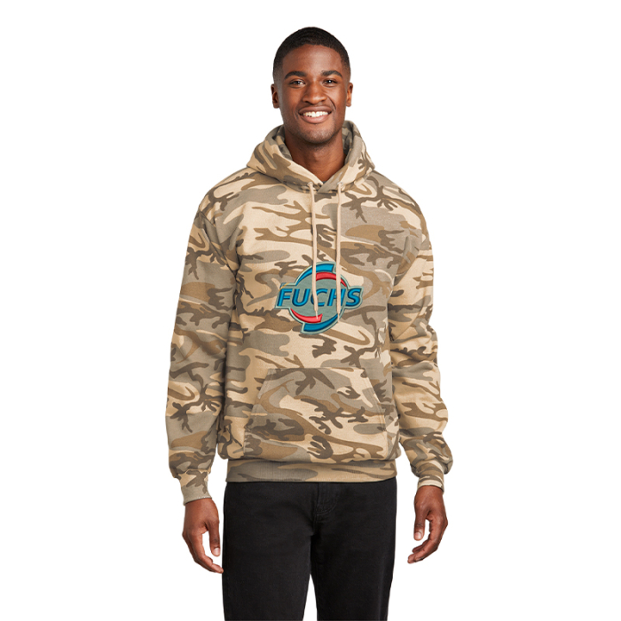 Customized Port & Company® Core Fleece Camo Pullover Hooded Sweatshirts