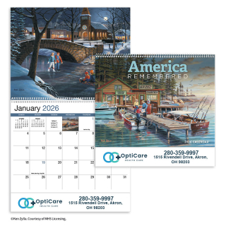 America Remembered Appointment Spiral Wall Calendars