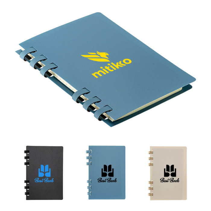 Customized Campus 6-Ring Notebooks Made with Repreve® Recycled Polypropylene Covers
