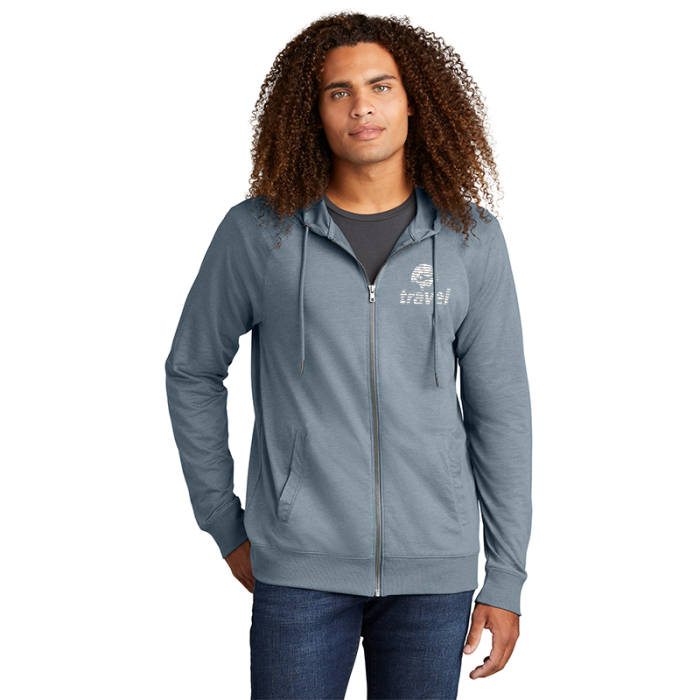 Customized District® Featherweight French Terry™ Full-Zip Hoodies