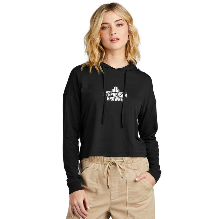 Customized District® Women's Perfect Tri® Midi Long Sleeve Hoodies