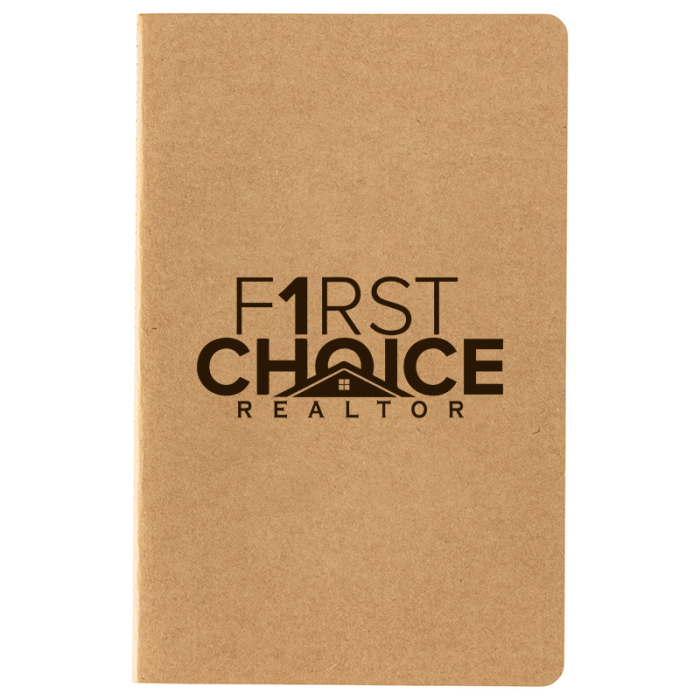 Customized Evergreen Kraft Notebooks