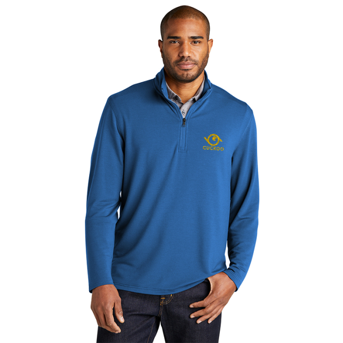 Customized Port Authority® Microterry Quarter Zip Pullovers
