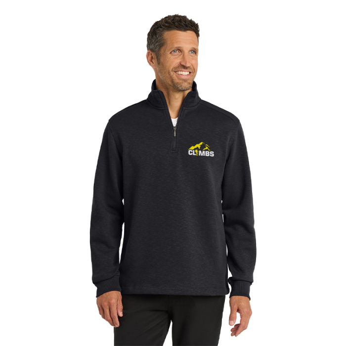 Customized Port Authority® Slub Fleece Quarter Zip Pullovers