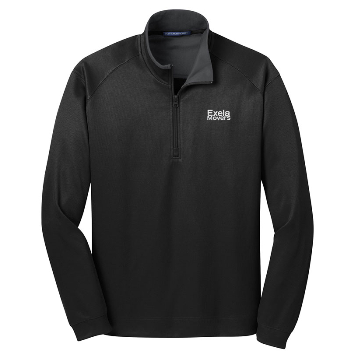 Customized Port Authority® Vertical Texture Quarter Zip Pullovers