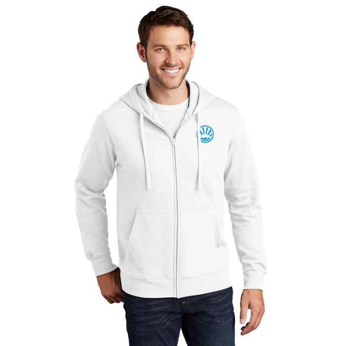 Customized Port & Company® Fan Favorite Fleece Full-Zip Hooded Sweatshirts